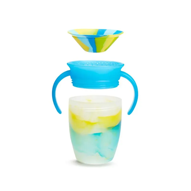 Munchkin Miracle 360° Tropical Swirl Trainer Cup, 7oz, Limited Edition