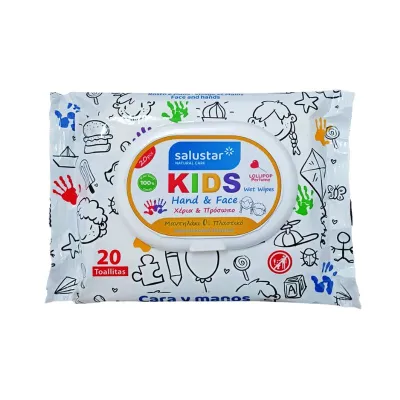 Salustar Kids Hand & Face Wipes