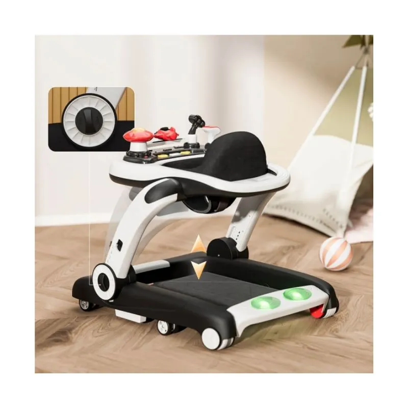 Bebe Stars Baby Walker Airplane 3in1 Black