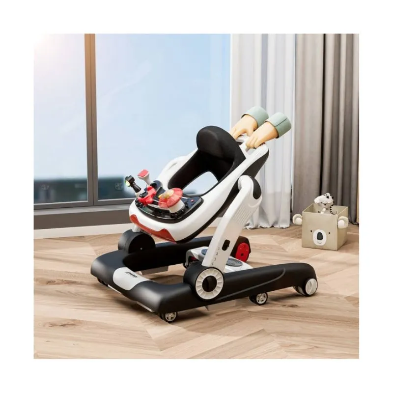 Bebe Stars Baby Walker Airplane 3in1 Black