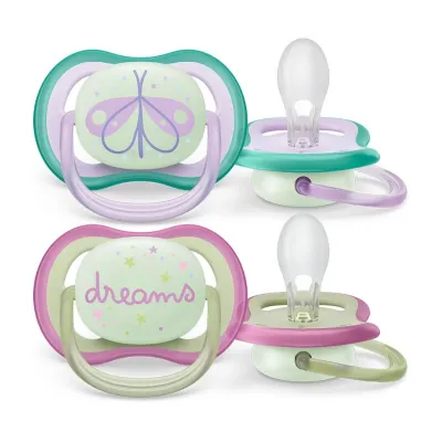 Philips Avent Ultra Air Night-Time Pacifier 6-18m x2 