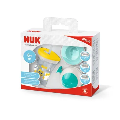 NUK Learn To Drink Set - Yellow