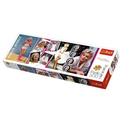 Trefl Marilyn Monroe Panorama Jigsaw Puzzle (500-Piece, Multi-Colour)