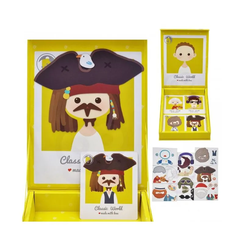 Classic World Magnetic Puzzle Fashion Pictures Boys