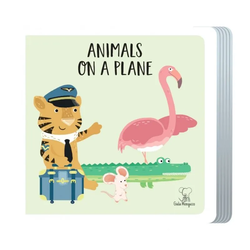 Travel Puzzle. Animals on a Plane