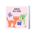 Travel Puzzle. Animals on a Train