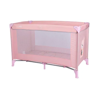FreeOn Travel cot Love, Rabbit, pink