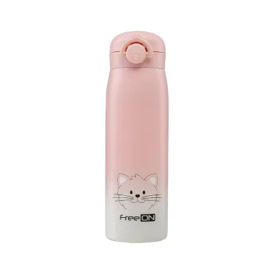 FreeOn Thermos Bottle 480ml , Pink
