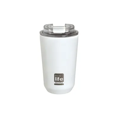 Ecolife Pure White Coffee Thermos 360ml