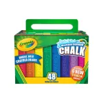 Crayola Sidewalk Chalk, 48 Count