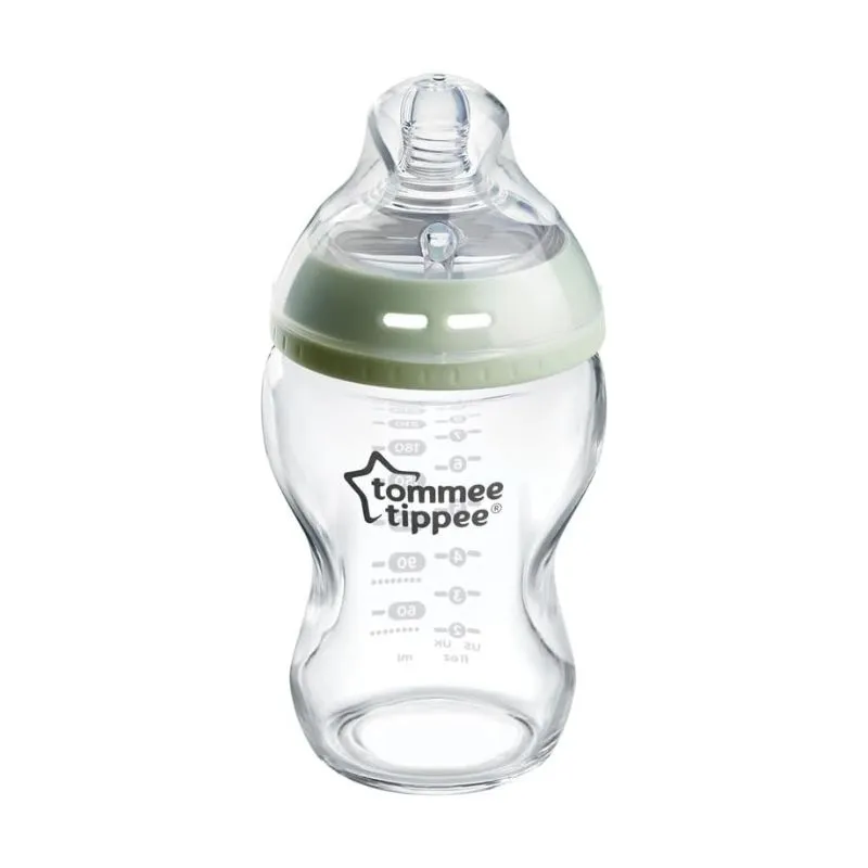 Tommee Tippee Natural Start Anti-Colic Glass Bottle, 250ml