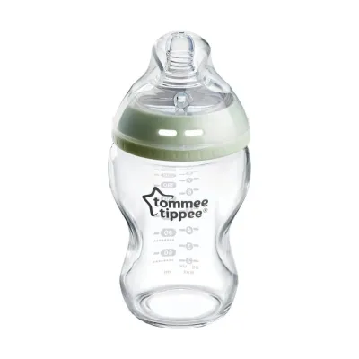 Tommee Tippee Natural Start Anti-Colic Glass Bottle, 250ml