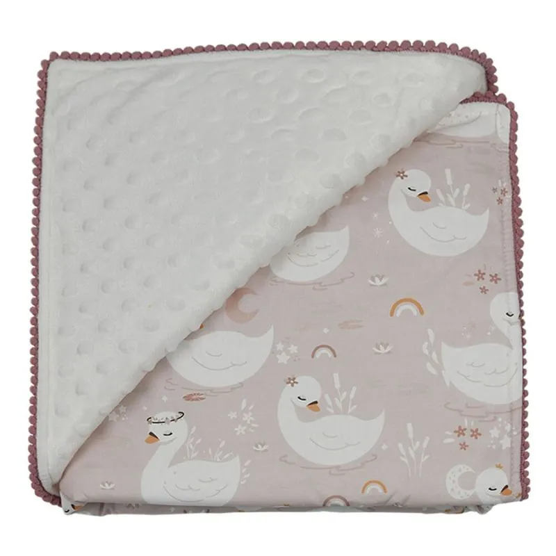 Bebe Stars Minky blanket Swan