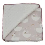 Bebe Stars Minky blanket Swan
