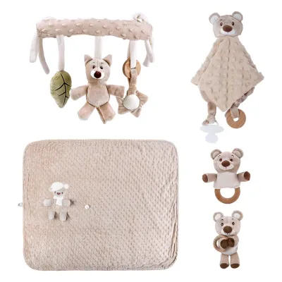 Bebe Stars Gift Set 5pcs Teddy Bear Nature