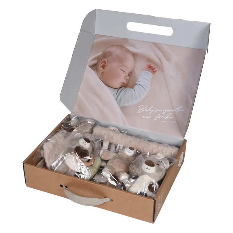 Bebe Stars Gift Set 5pcs Teddy Bear Nature