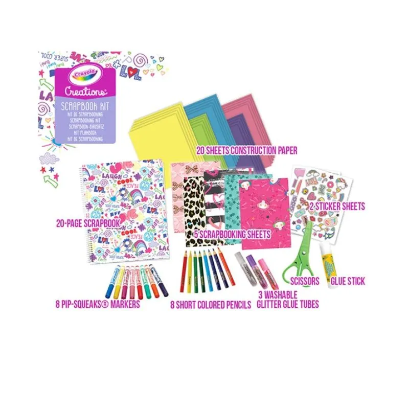 Crayola Creations Set Create Your Scrapbook Album