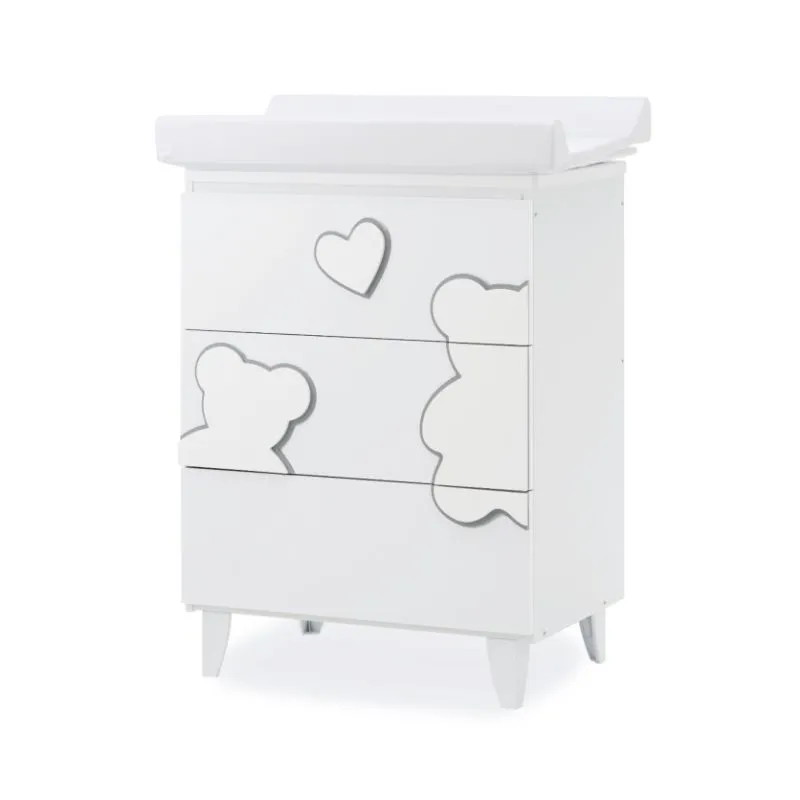Italbaby Matisse Three Drawer Bath White