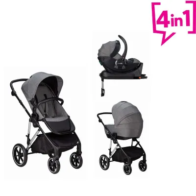FreeOn Stroller Travel System, 4 in 1, Zen Deluxe
