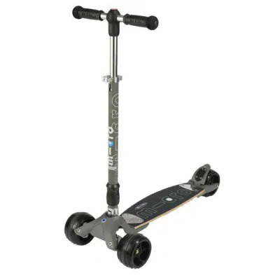 Micro Monster Kickboard Interchangeable T-Bar Volcano Grey