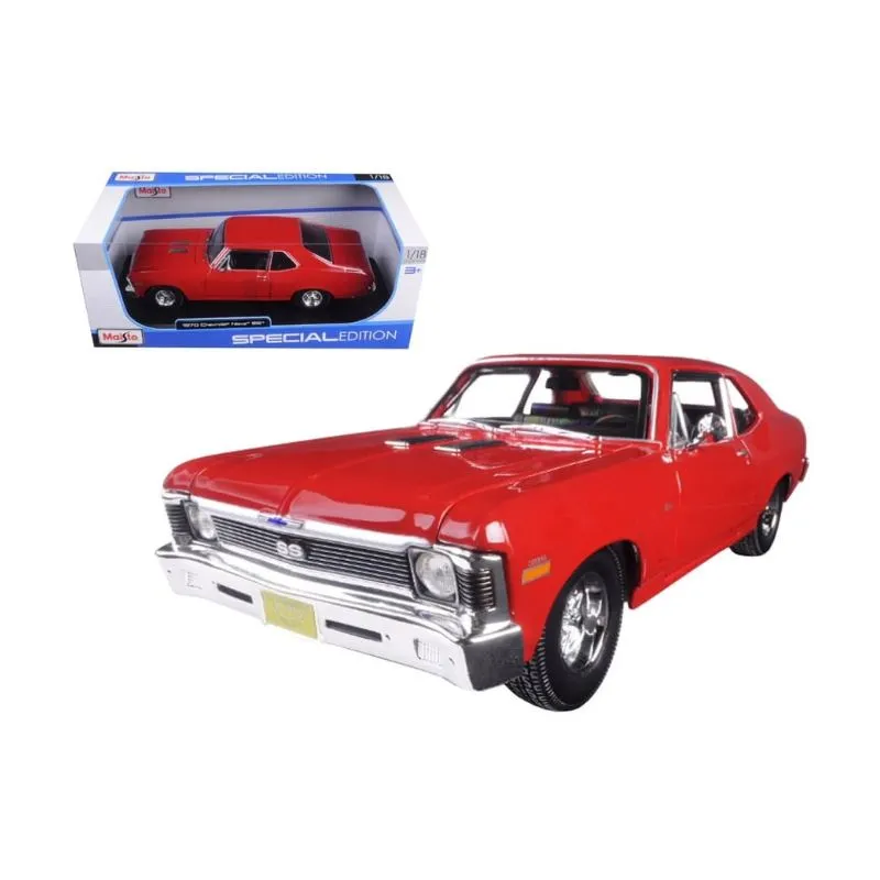 Maisto 1970 Chevrolet Nova SS Coupe Red 1:18