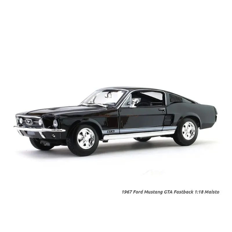 Maisto 1967 Ford Mustang GTA Fastback 1:18 - Black