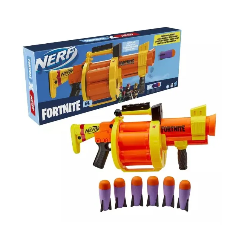 Nerf Fortnite Grenade Launcher Rocket-Firing Blaster