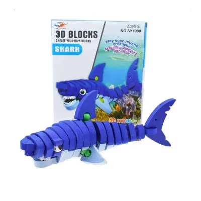 3D Blocks - Shark