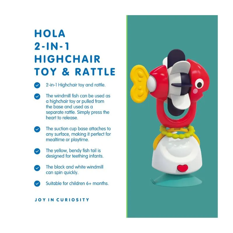 Hola 2-in-1 Highchair Toy – Windmill Fish