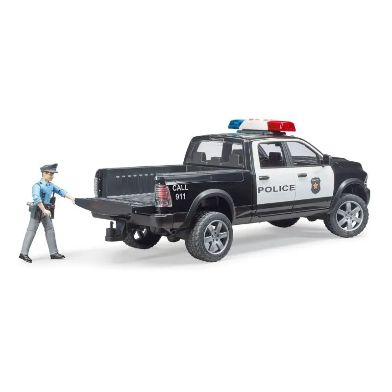 Bruder Police Ram 2500 w/ Policeman and Light & Sound Module