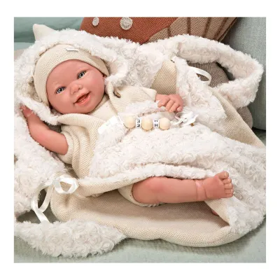 Arias Dolls Diego Reborn doll with baby carry bag