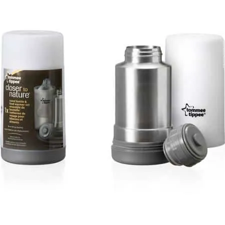 Tommee Tippee - Closer to Nature Travel Bottle and Food Warmer Set