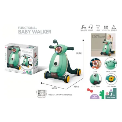 Walker Motorbike with Lights & Music