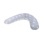 FreeOn Nursing Pillow Grey Hearts