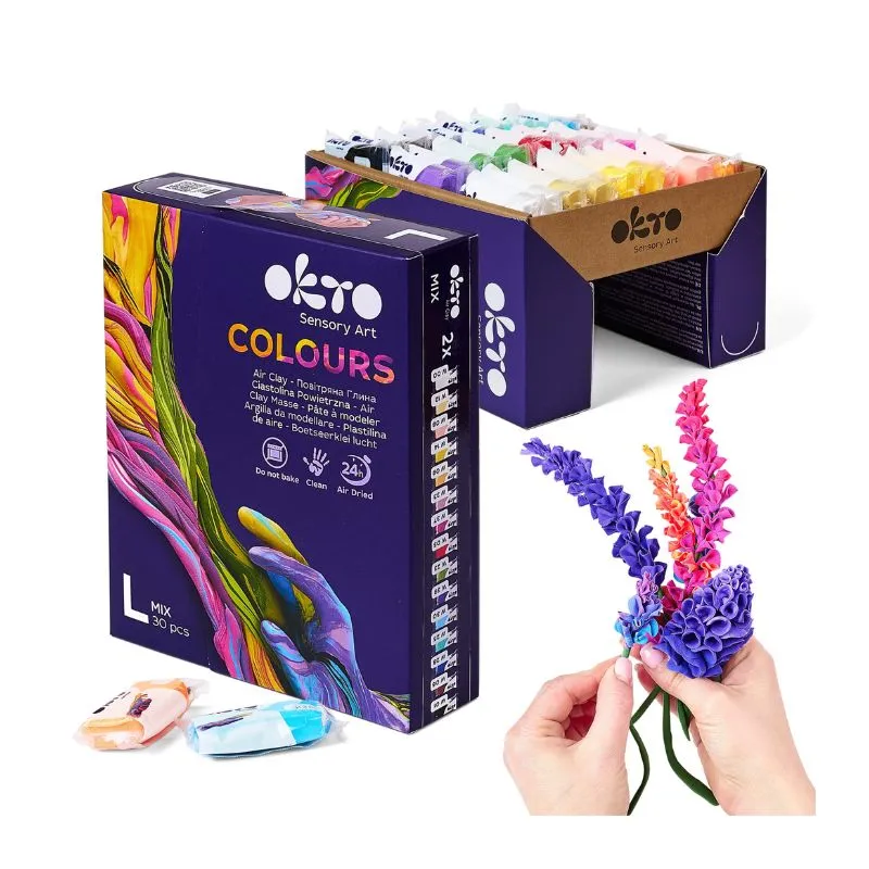 OKTO Colors Mix Air Clay (L Size)