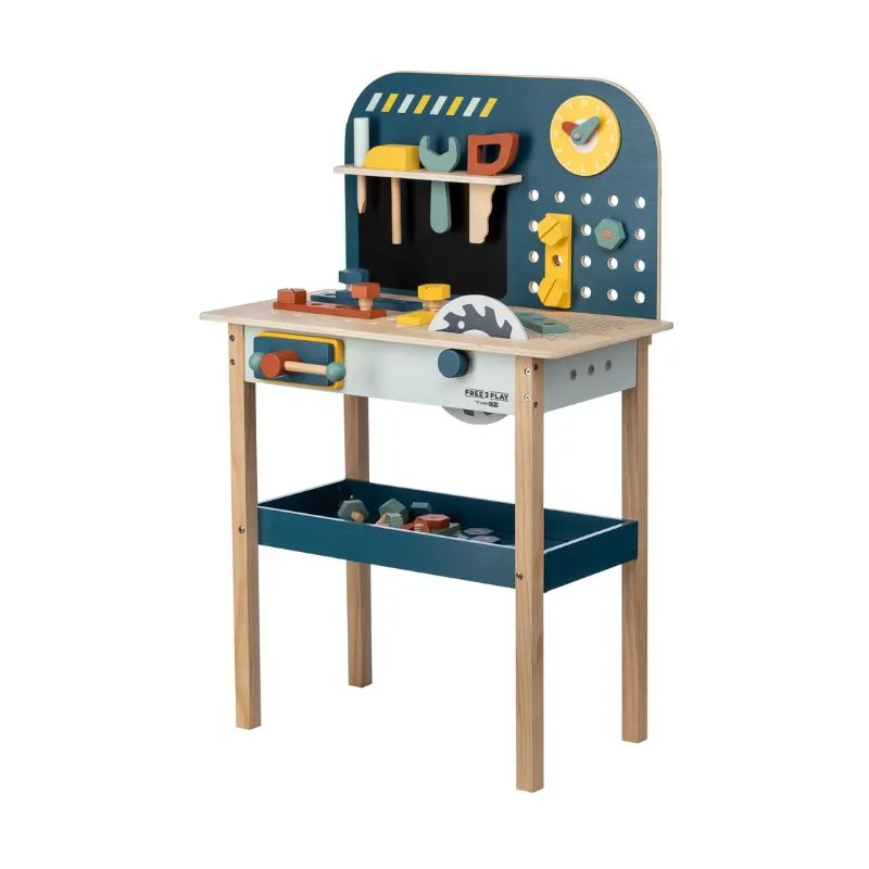 FreeOn Free2Play My first wooden Work Bench with accessories