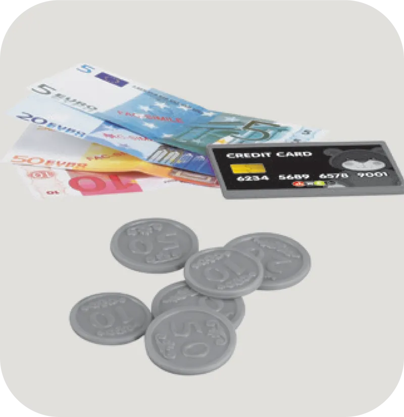 FreeOn Free2play Cash Register with Scanner and Accessories