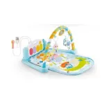 Lazarid Activity gym with hanging toys and music buttons Bluetooth/USB power Blue