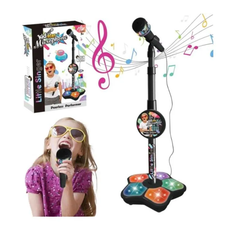 Karaoke Microphone with Light Base