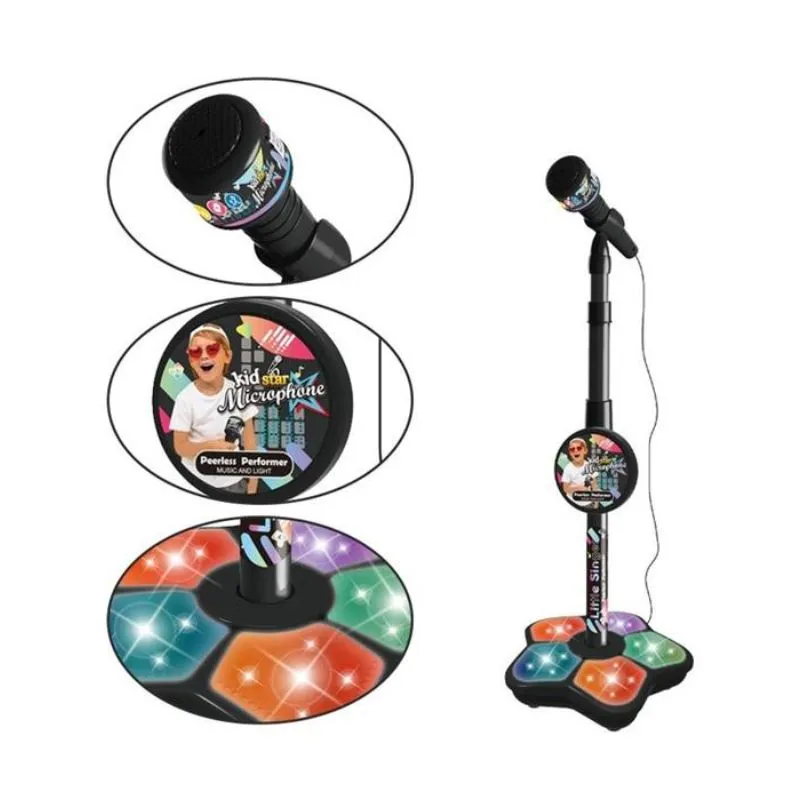 Karaoke Microphone with Light Base