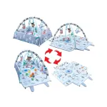 Lazarid Educational gym mat with 4-sided fence