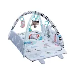 Lazarid Educational gym mat with 4-sided fence