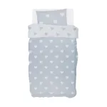 FreeOn Bedding 6 pcs Grey Hearts