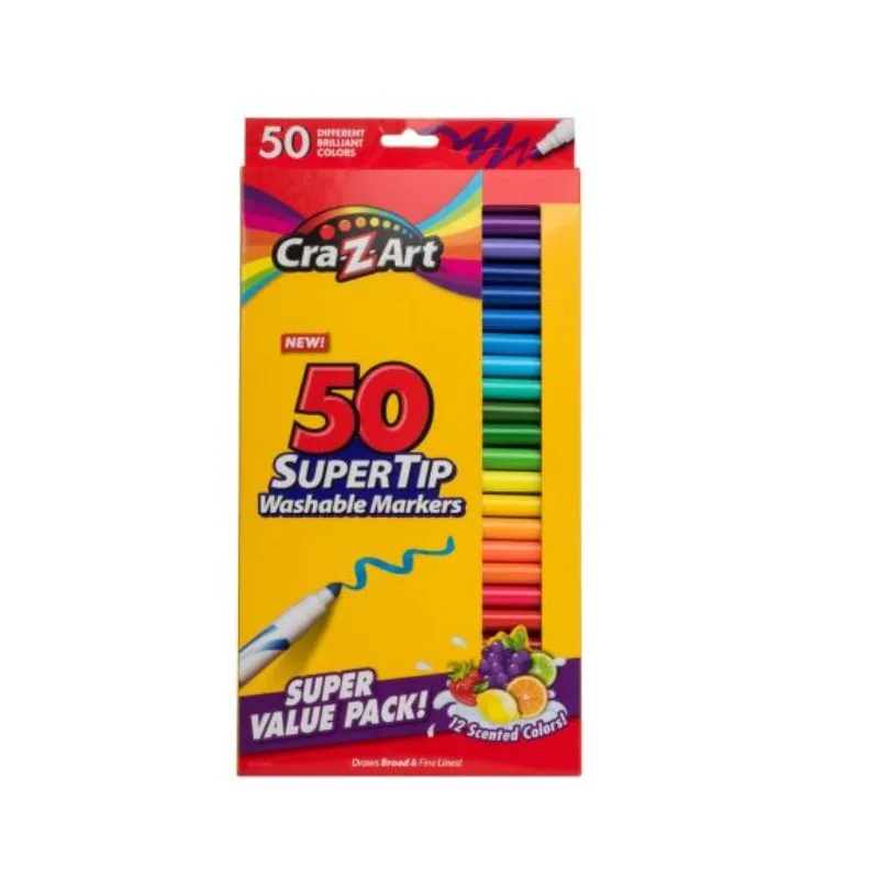 Cra-Z-Art 50 CT Super Tip Washable Markers