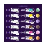 Okto 10pcs Sensory Art Air Clay Colours S - W00 White