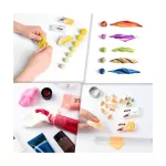 Okto 10pcs Sensory Art Air Clay Colours S - W14 Yellow