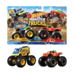 Hot Wheels Monster Trucks Demolition Doubles, 2-Pack Of 1:64 Scale Toy Trucks