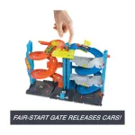 Hot Wheels City Transforming Race Tower Playset, Track Set With 1 Toy Car