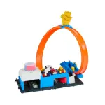 Hot Wheels City Super Police Station Playset With 1:64 Scale Police Toy Car & Adjustable Track Loop