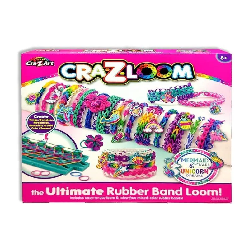 Cra-Z-Loom Charm Loom Studio Mermaid and Unicorn Spinning Beads